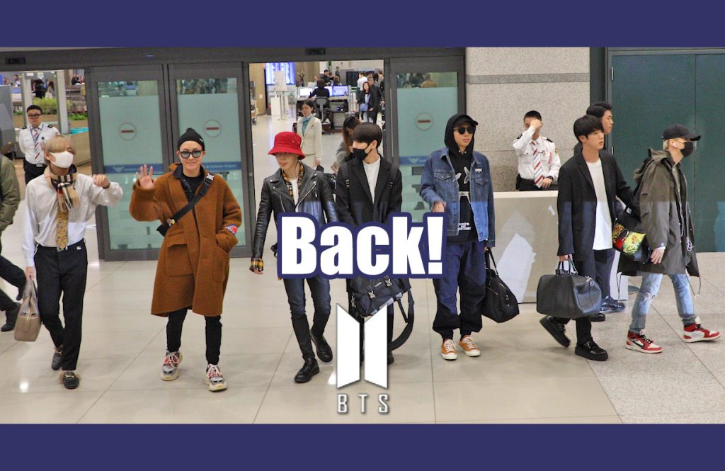 BTS returning home in glory