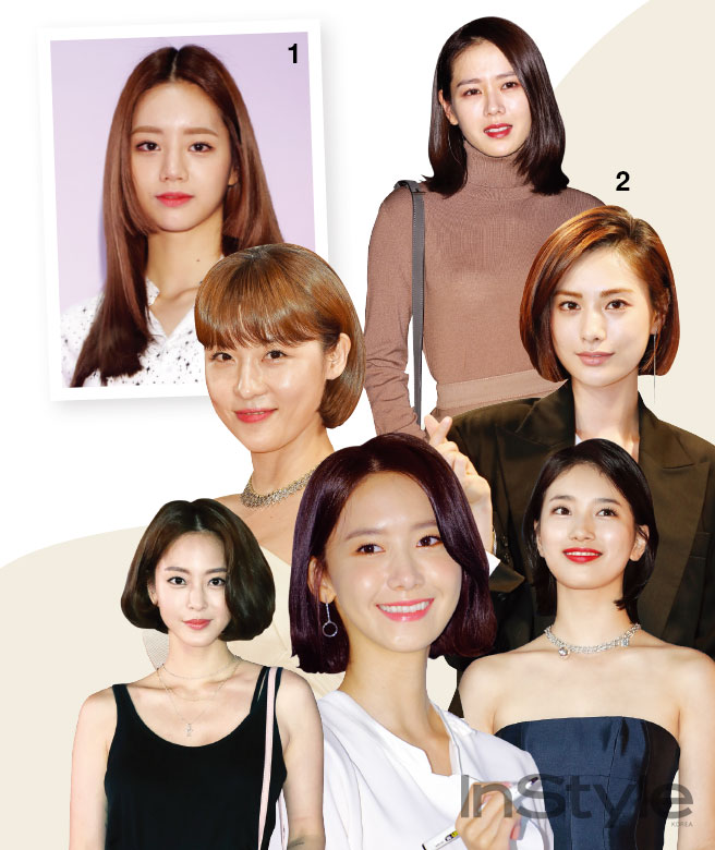 2017 Korean celebrities' hair trend