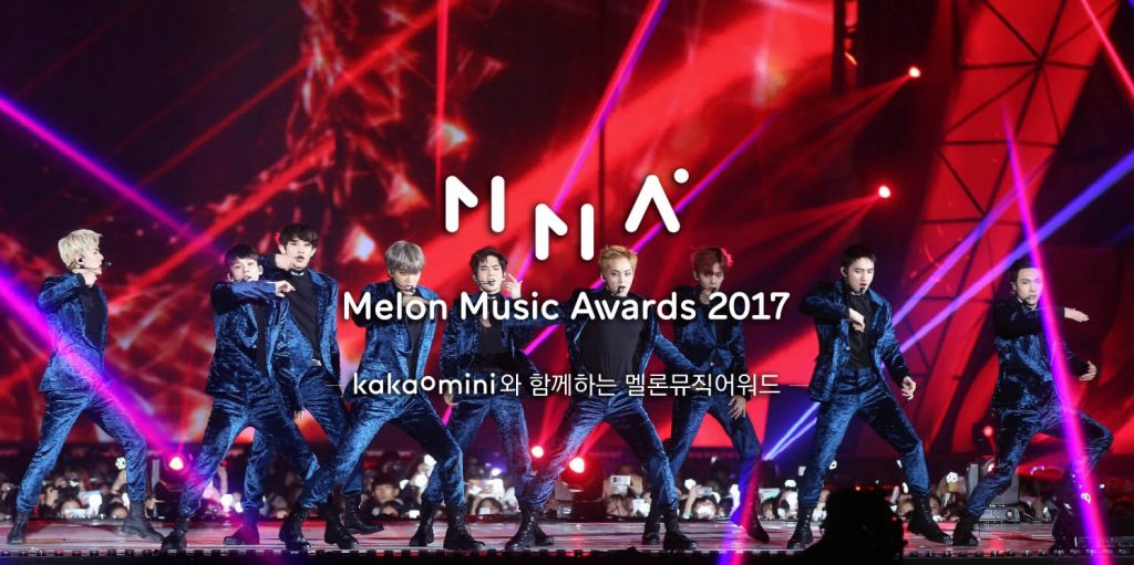 BTS won the 2017 Melon Music Awards TOP 10