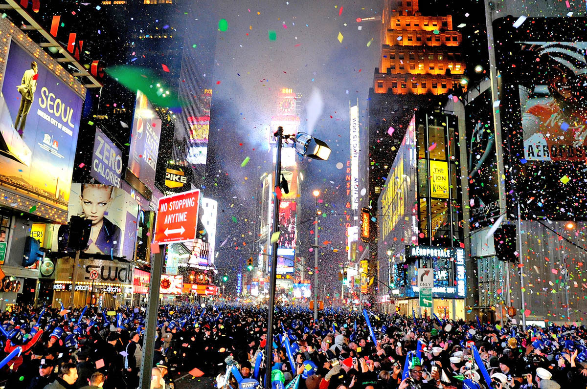 New year countdown events around the world