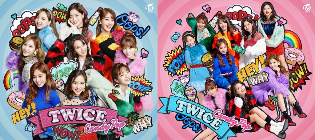 TWICE's second single, 'Candy Pop' topped the local line music charts