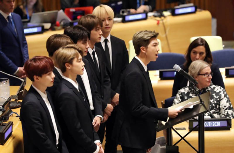 [Video] BTS delivered motivational UN speech
