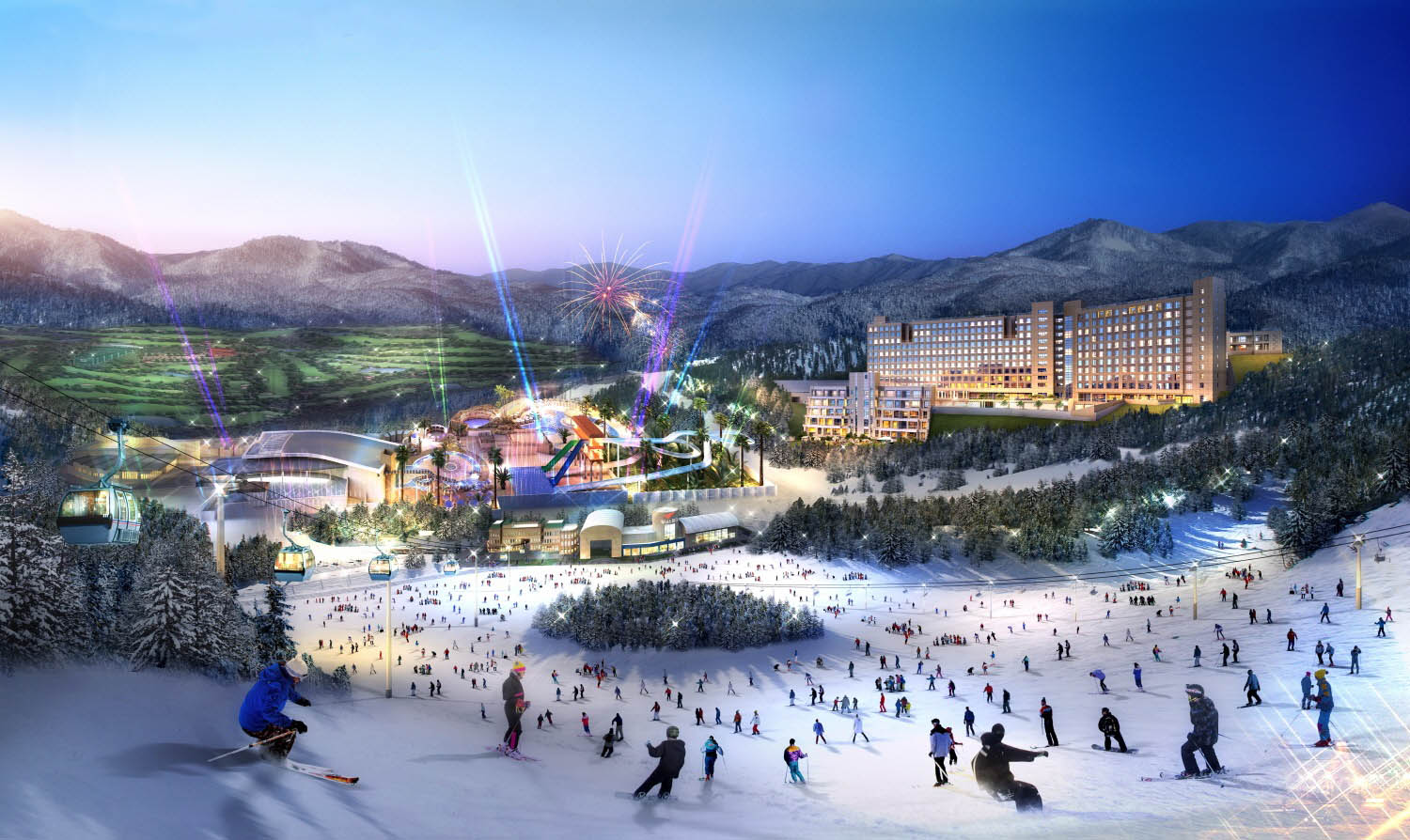 Korea Ski Resort – Phoenix Snow Park