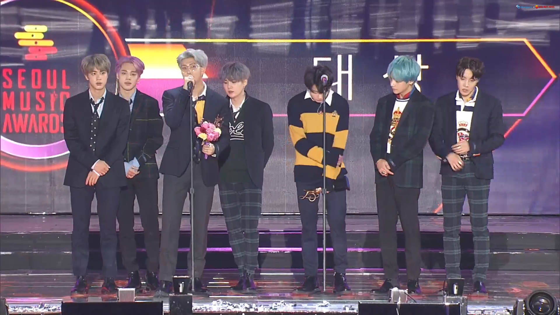 BTS won the Daesang at the 28th Seoul Music Awards 2019
