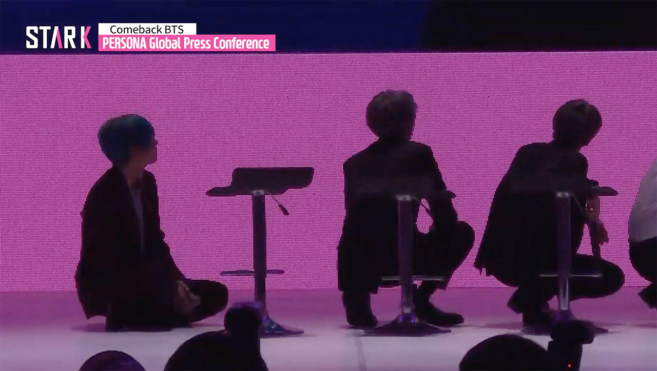 Why BTS kneeled during a global press conference at the DDP?