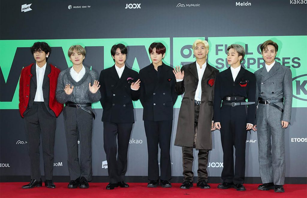 BTS confirmed appearance MMA 2020