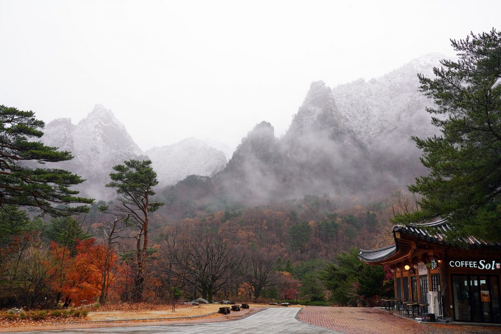 Korea Mountain in Winter