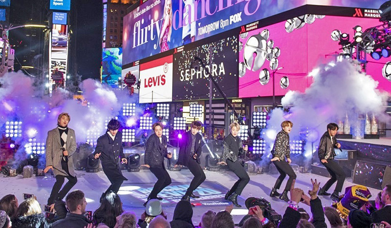 BTS Times Square
