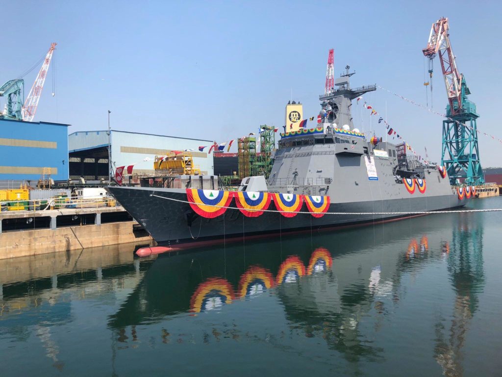 Philippine Navy frigate ‘Jose Rizal’ bought from Korea, sails to the Philippines with COVID-19 relief supplies