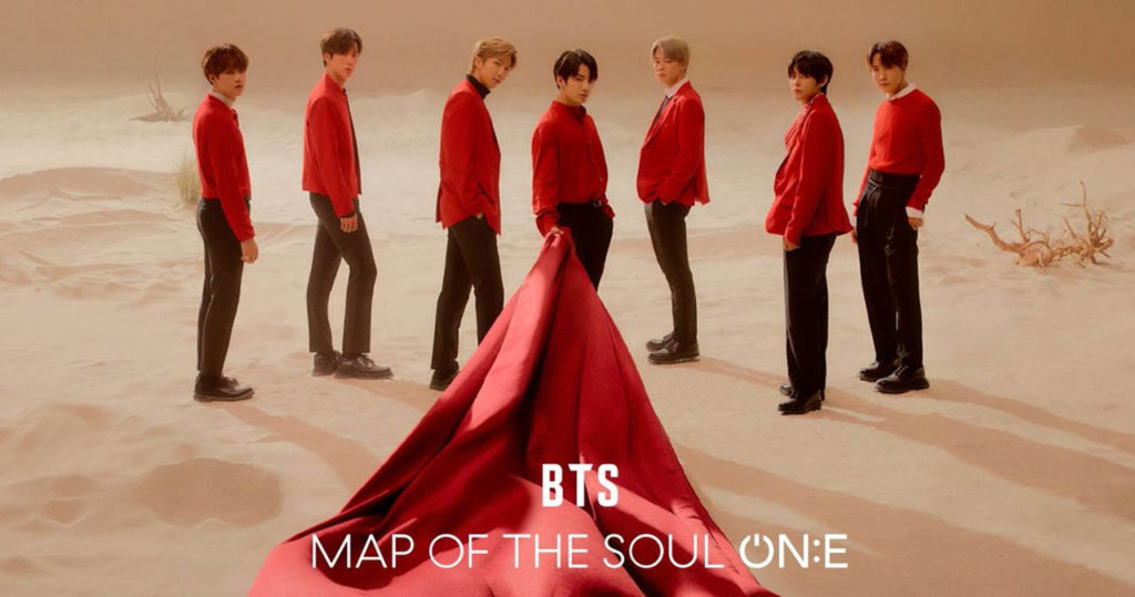 BTS expressed its joy at meeting fans through online concert "BTS MAP OF THE SOUL ON:E"