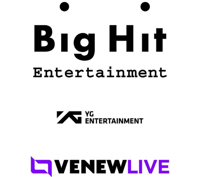 YG Entertainment, Universal Music Group and Big Hit Entertainment will develop a streaming platform named VenewLive