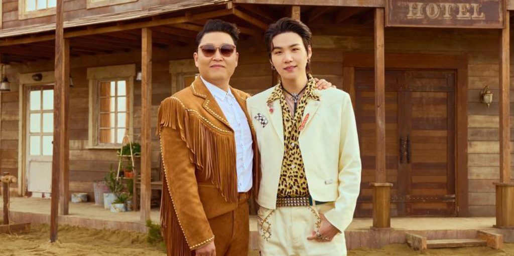 'Gangnam Style' star PSY meets BTS' Suga in new release 'That That'